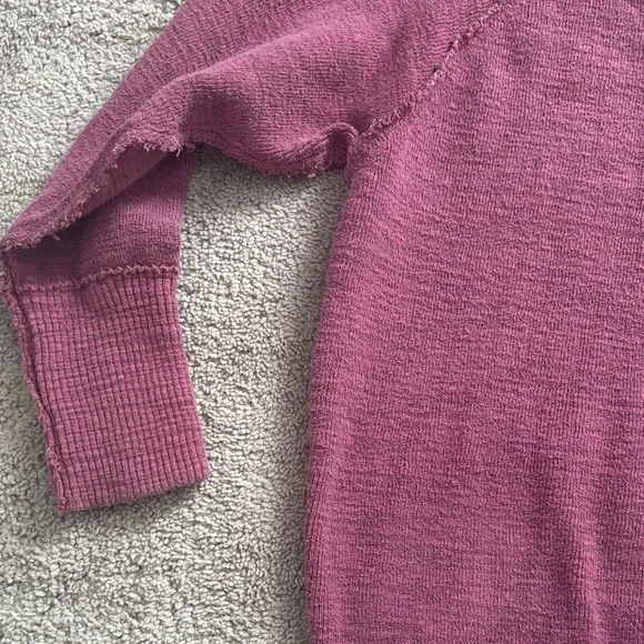 Free People Dusty Rose Crew Neck Sweater - Picture 4 of 5